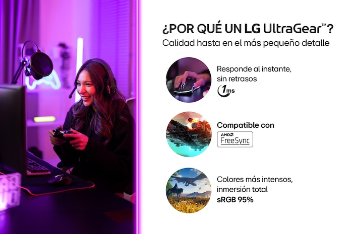 Características del LG ULTRAGEAR